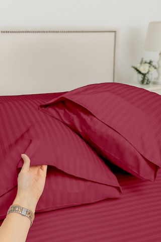 Vionel Home Pamuk 2’li Çizgili Saten Yastık Kılıfı 50 x 70 cm