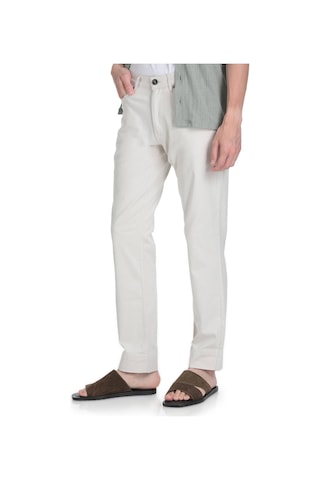 Hatemoğlu Keten Regular Fit Pamuklu 5 Cep Kanvas Pantolon 37272 Keten D.