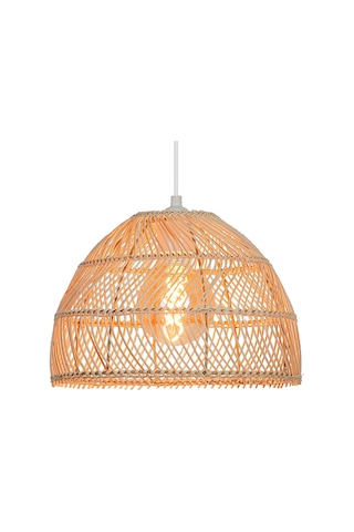 30 Cm Rattan Tekli Sarkıt Bej