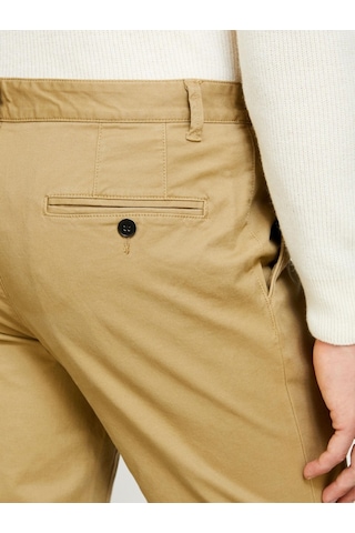Sisley Esnek Slim Fit Chino Pantolon Erkek Bej Pantolon - 323a4jgcsf03e