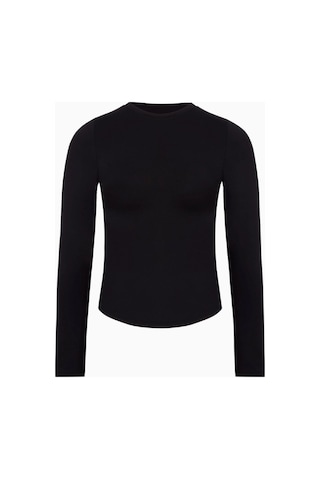 Because Of Alice Base Sculpting Long Sleeve Top Uzun Kollu Şekillendirici Kadın Üst Siyah