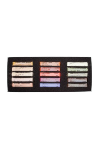 Pastel, 15 Renk Portre, 77 415 097, 15 Pastel Kutulu Set, El Yapımı Pastel, Parlak, Kadifemsi Mat, Son Derece Işığa Dayanıklı Renkler Diğer