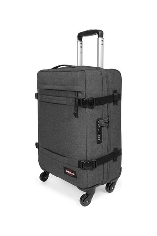 Eastpak Transit'r 4 S Black Denim Siyah Valiz Kabin Boy Siyah