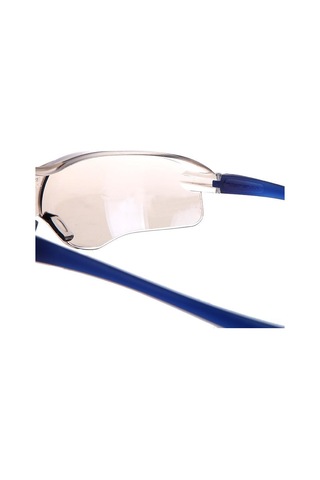 Skycity 3m 10436 Polikarbonat Güneş Gözlüğü - Darbeye Dayanıklı, Kırılmaya Dayanıklı, Uv Koruma, Rüzgar Ve Toz防尘, Transparan Lens Mavi Göz Kolu