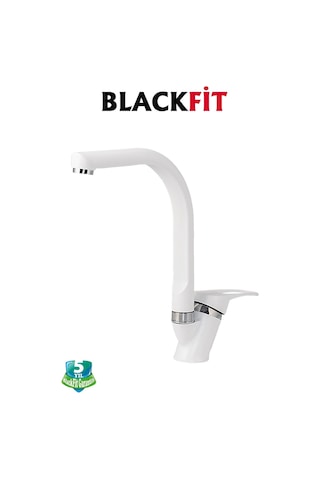 Beyaz Mix Mutfak Bataryası Çift Su Grişli Çeşme Eviye Bataryası Mutfak Çeşmesi Beyaz