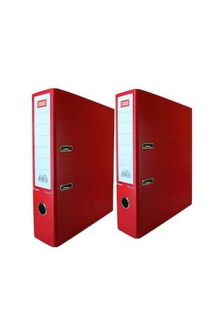 Cassa Plastik Geniş Klasör Kırmızı Renk 7280 5 Adet