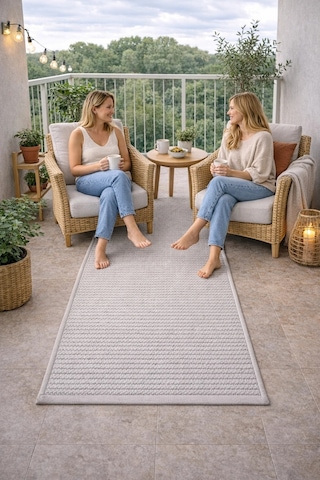 Merinos Mira 68975-060 Özel Kesme Halı Krem Çok Renkli