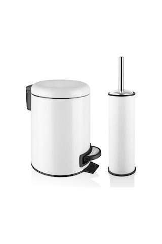 Siliwax İkili Banyo Seti - Beyaz 3 L Beyaz