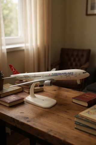 Frefly 16cm Türk Hava Yolları Boeing 777 Uçak Modeli Planel Uçak Döküm Metal 1/400 Ölçekli Uçaklar