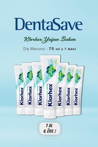 7 Al 6 Öde Dentasave Klorhex Diş Macunu 75 Ml