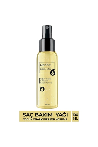Nedox Keratin Özlü Onarıcı E Vitaminli Saç Bakım Yağı 100 ML