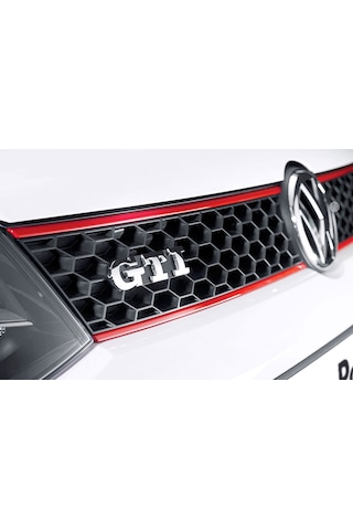Volkswagen Polo 6R Gti Kırmızı Şeritli Ön Panjur 2009-2014