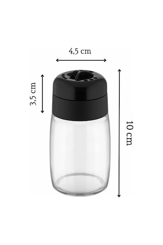 Mithra Life 2 Adet 100 Ml Döner Kapaklı Cam Baharatlık Takımı Mıt1090 Karışık