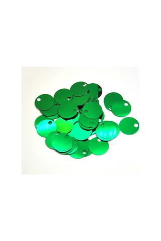 Çanta Pulu , Patik Pulu ( 25 Gram ) 20 Mm Yeşil Renk