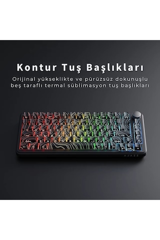 Ak820 Max He Kablolu Mekanik Oyun Klavyesi, Rapid Trigger, Rgb Aydınlatma, Hall Effect