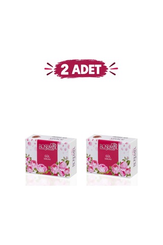 Rosemix - 775 - - Gül Sabunu Kutulu 90 Gr - 2 Adetlik - Shophnrl - Set Ürün Diğer