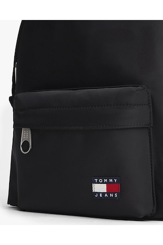 Tommy Hilfiger Kadın Ön Cepli Sırt Çantası - Siyah Triple Black