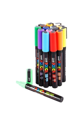 Posca Pc-3m 0.9-1.3mm 15'li Set Karışık