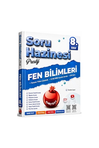 Nartest Yayınları 8. Sınıf Fen Bilimleri Ve Matematik Soru Hazinesi Seti 2 Kitap