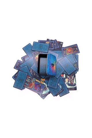 The Prisma Visions Tarot Deck Metal Kutu