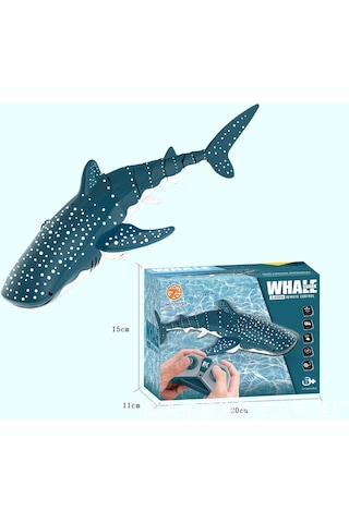 Akıllı Rc Köpekbalığı Balina Sprey Su Komik Oyuncak Uzaktan Kumandalı Tekne Rc Spot Whale