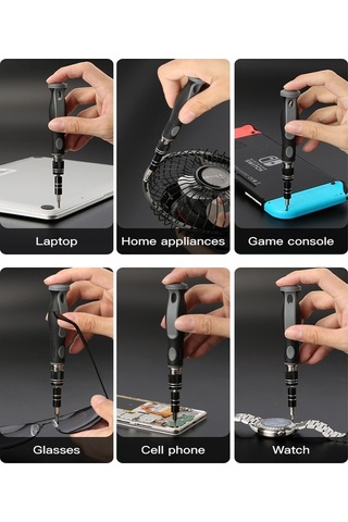 Tangshopping 32'si 1 Arada Tornavida Tamir Aracı - Siyah