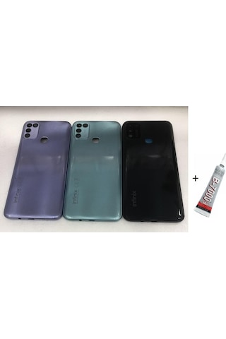 Vaveni İnfinix Hot 11 Arka Batarya Pil Kapağı Siyah B700 Arz