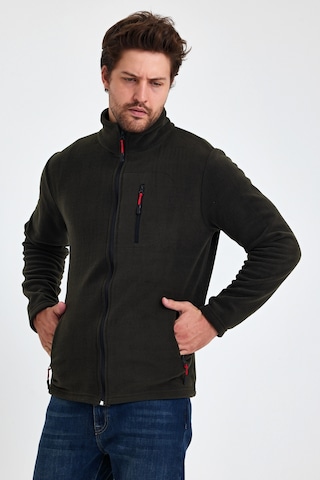 Monox Erkek Outdoor Fermuarlı Polar Ceket 001 Haki