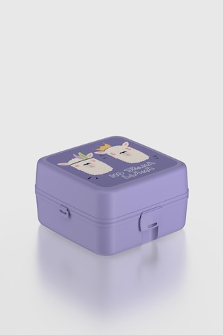 Renga Leya Lama Desenli Pp Çocuk Beslenme Kabı 412003 Mor Mor