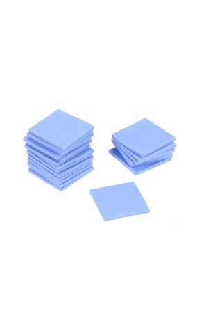Youmex 20 Adet 15x15x1.0mm Isıiletimli Silika Pad - Cpu, Ekran Kartı, Led İçin Isı Dağıtıcı Yalıtımlı Soğutucu Folyo Diğer