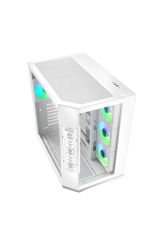 Digital T10 Ef 850w 80 + Bronz 8,8 İnç Rgb Usb 3.1 Atx Mid Tower Beyaz Kasa Bfc-wt10efbbw850-4a