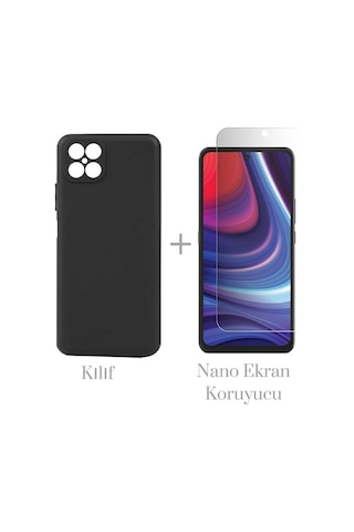 Omix X600 Uyumlu Kilif Soft Esnek Silikon + Nano Ekran Koruyucu 554809649