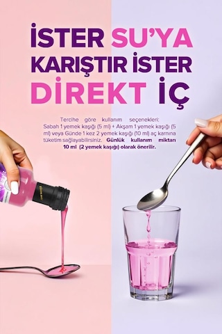 Zühre Ana 5 Tip Hidrolize Kolajen Peptit İçeren Collagen Şurubu