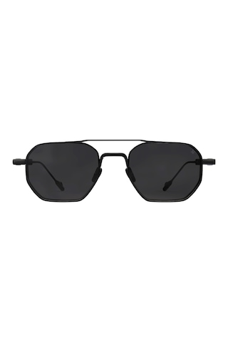 Philippe V N26 Mat Siyah Titanyum Unisex Güneş Gözlüğü Siyah