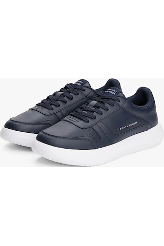 Tommy Hilfiger Modern Hafif Tabanlı Deri Erkek Sneaker Fm0fm05529dw5 Mavi