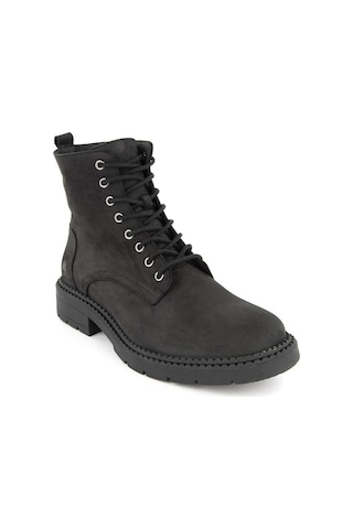 Hush Puppies Heilig Bounce Hakiki Deri Erkek Bot Siyah