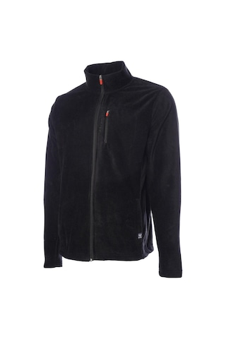 Hummel 960040-2001 Deslan Polar Zip Erkek Spor Ceket Siyah