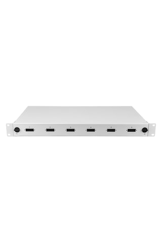 Alfafonet Optislide 6 Port Sc-dx/lc-qd Yatay 1ru Rack Tipi Açık Gri Fiber Optik Patch Panel