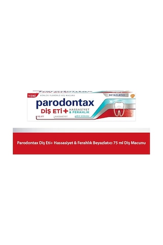Parodontax Diş Eti + Hassasiyet & Beyazlatıcı Diş Macunu 75 Ml Ağız Kokusu Önleyici