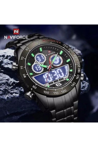 Naviforce Dijital Analog Alarmlı Spor Erkek Kol Saati