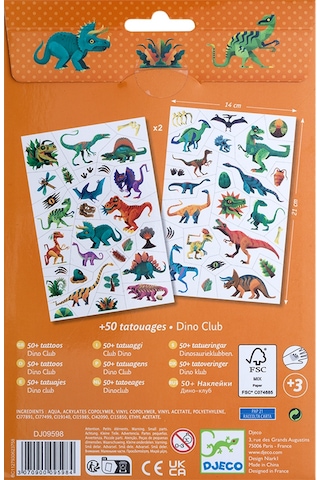 Djeco Dövme / Dino Club