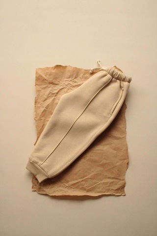 Bej Eşofman Altı İçi Polarlı Bej