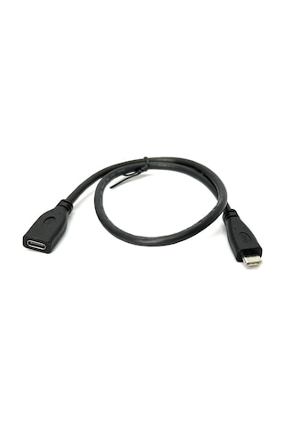 50cm Type C Uzatma Kablosu 0.5m Dişi Erkek Usb Type C Extension