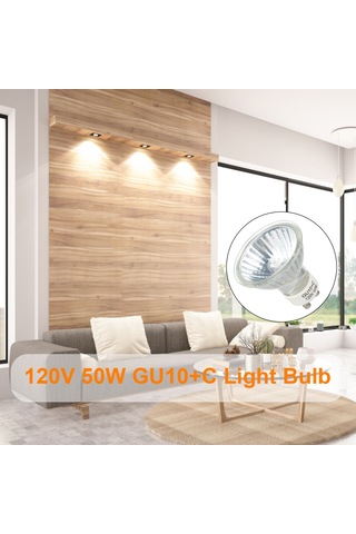 Teltree Gu10 Tabanlı 50w 120v Dimmable Ampul - 1 Adet Paket Şeffaf