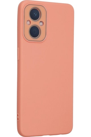 Cosmotex Newface Oppo Reno 7 Lite Kılıf Lansman Glass Kapak - Pembe