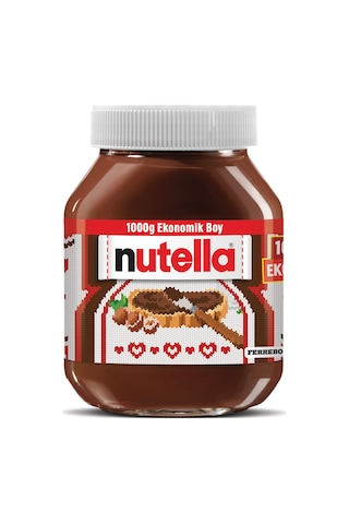 Nutella Kakaolu Fındık Kreması 1 Kg - 3 Adet