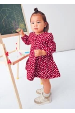 Mayoral 2915 Kız Bebe Kırmızı Elbise Kırmızı