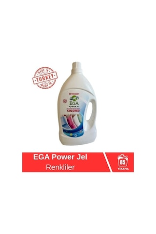 Ega Kimya Power Jel Renkli Sıvı Yıkama Deterjanı 2 x 3900 ML