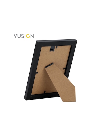 Vusıgn Mdf Siyah Masaüstü Ve Duvar Askılı Çerçeve Fotoğraf Çerçevesi 3'lü Set