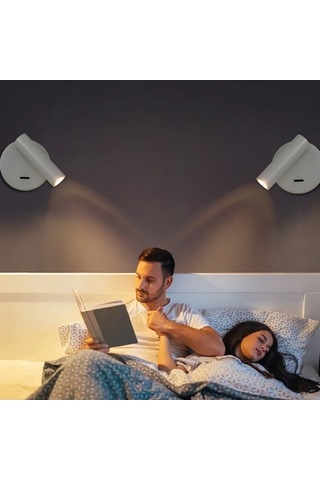 Dancemonkey Cbtx 3105 Yatak Odası Başucu 3w Sıcak Işık - Siyah, Yeni Tasarım Siyah